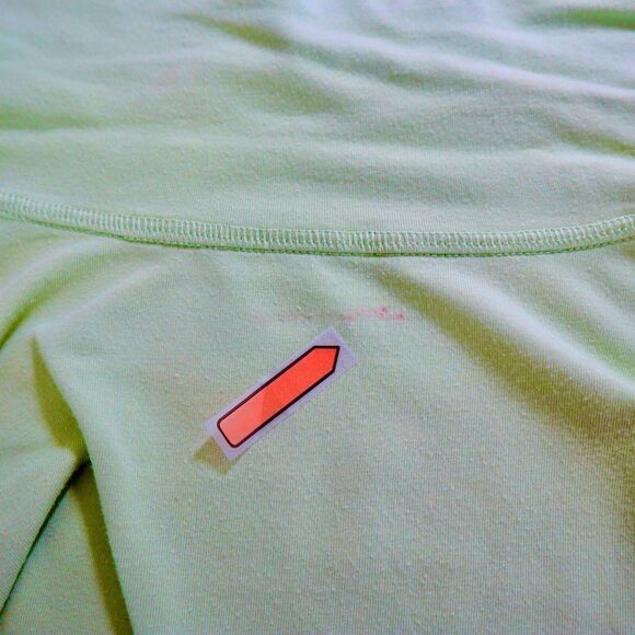 Eileen Fisher Size S Organic Cotton Jersey Zip Jacket Light Green - Picture 12 of 12